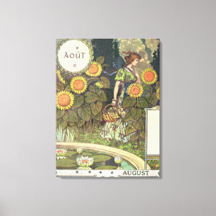 August Canvas Print