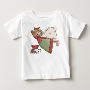 August Country Angel Design Baby T-Shirt