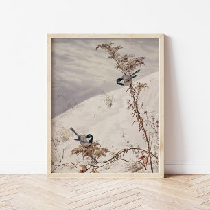 August   Fidelia Bridges Poster