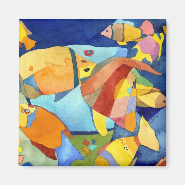 August Fish Magnet (Front)