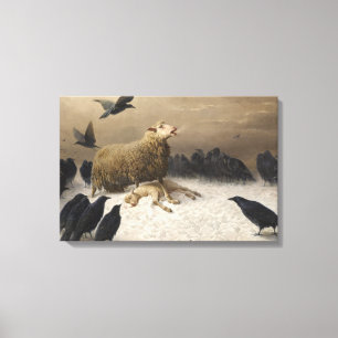 August Friedrich Schenck - Anguish Canvas Print