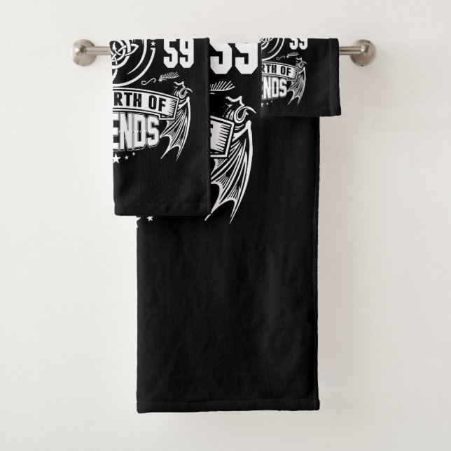 August Gift | 1959 The Birth Of The Legends Bath Towel Set (Insitu)