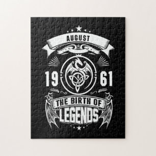 August Gift 1961 The Birth Of The Legends Jigsaw Puzzle