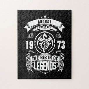 August Gift 1973 The Birth Of The Legends Jigsaw Puzzle
