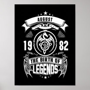 August Gift   1982 The Birth Of The Legends Poster