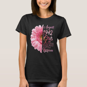 August Girl 1942 80 Years Of Being Sunshine Mixed  T-Shirt