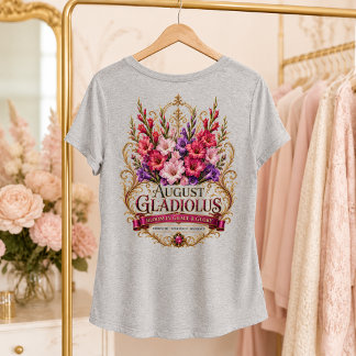 August Gladiolus Rise in Grace & Glory™ Birth Flow Tri-Blend Shirt
