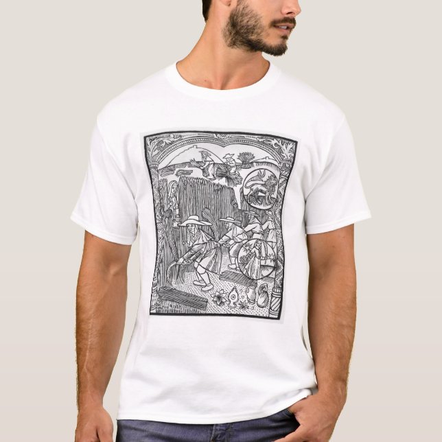 August, harvesting, Leo T-Shirt (Front)