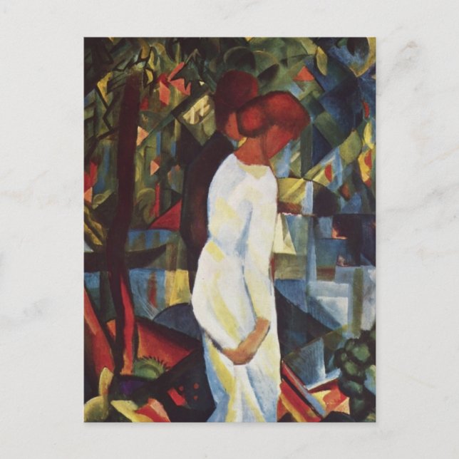 August Macke - A Couple In The Forest Postcard (Front)