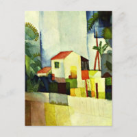 August Macke art: Bright House