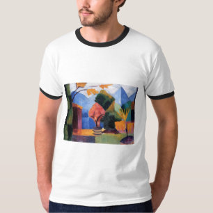 August Macke - Garden at Thuner Lake 1913 oil T-Shirt