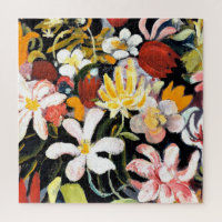 August Macke painting, Carpet of Flowers
