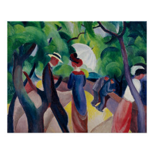 August Macke Promenade Poster