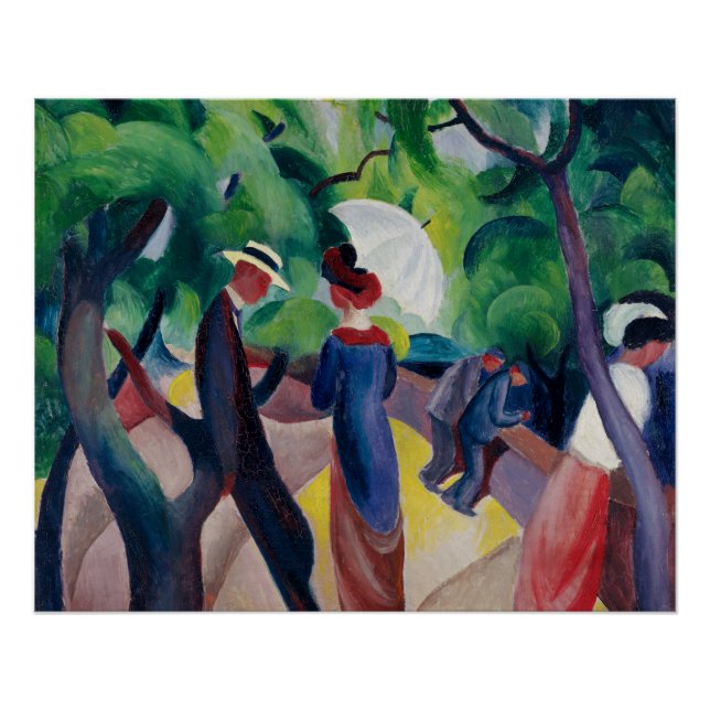 August Macke Promenade Poster (Front)