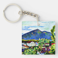 August Macke - Spring Landscape in Tegernsee