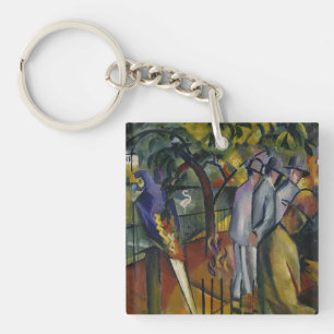 August Macke   Zoological Garden I Key Ring