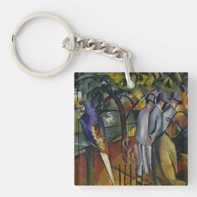 August Macke | Zoological Garden I Key Ring (Front)