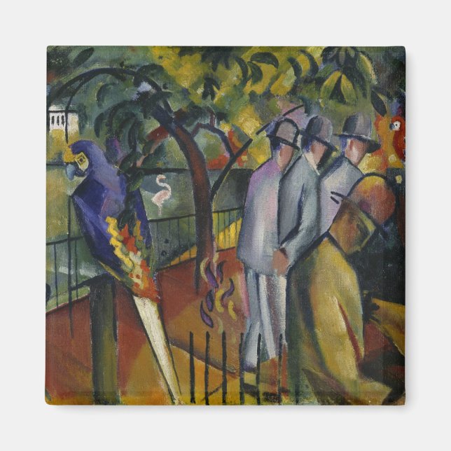 August Macke | Zoological Garden I Magnet (Front)