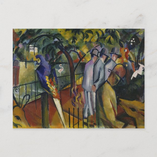 August Macke | Zoological Garden I Postcard (Front)