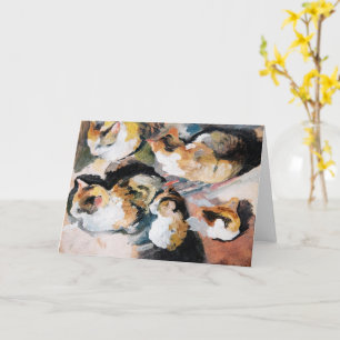 August Macke's Katzenstudien (Study of a Cat) Card