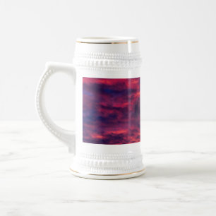 august red beer stein