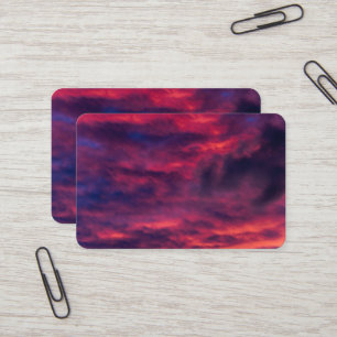 august red business card