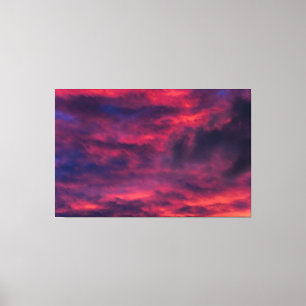 august red canvas print