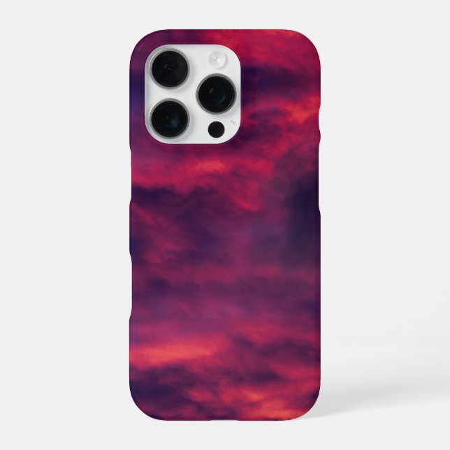 august red iPhone case (Back)