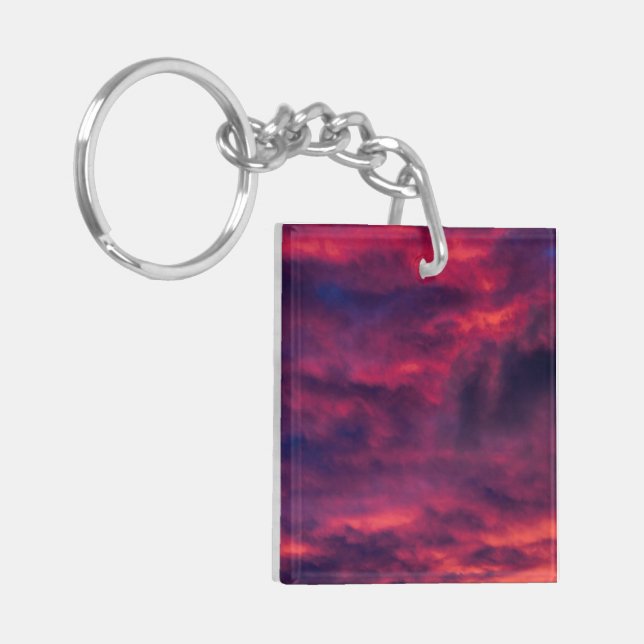 august red key ring (Front Left)