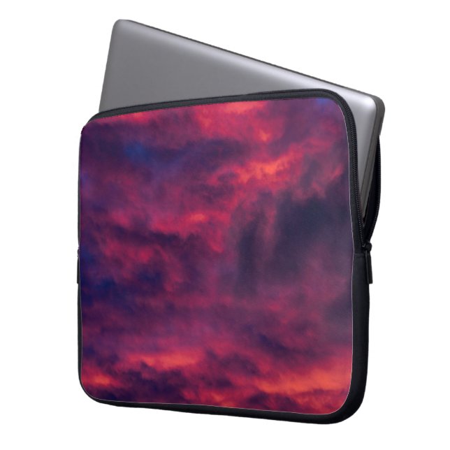 august red laptop sleeve (Front Left)