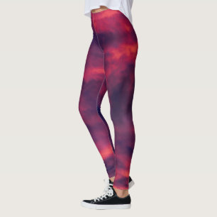august red leggings