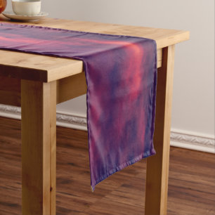 august red medium table runner
