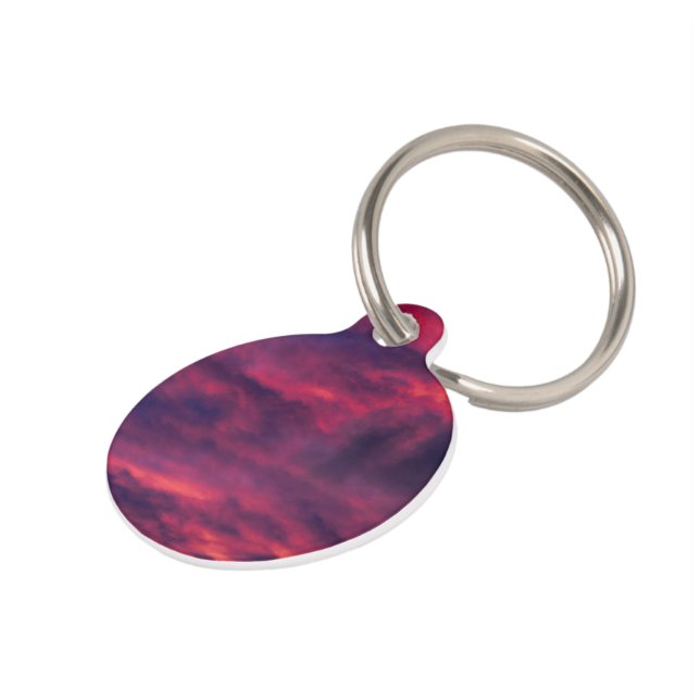 august red pet tag (Side)