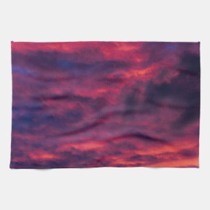 august red tea towel