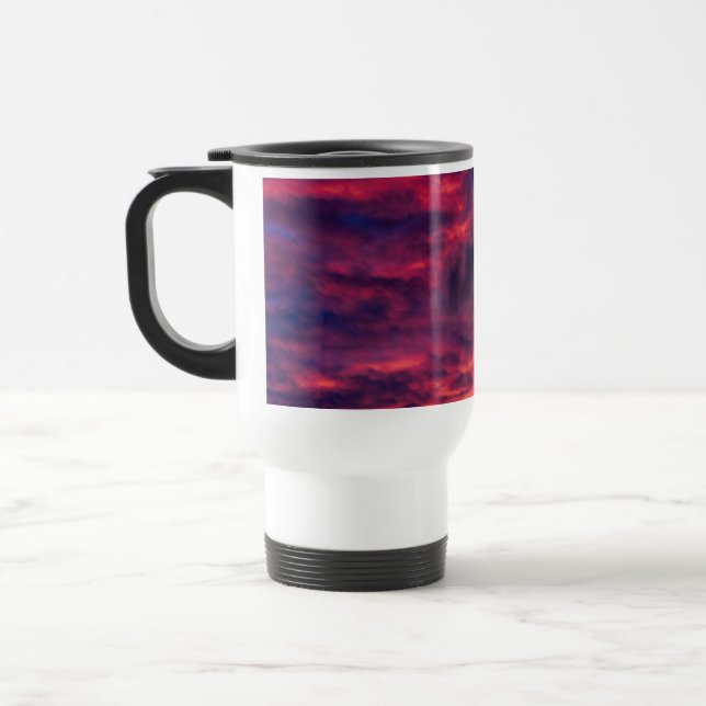 august red travel mug (Left)