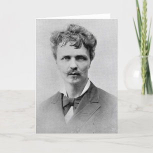 August Strindberg, 1st January, 1884 Card