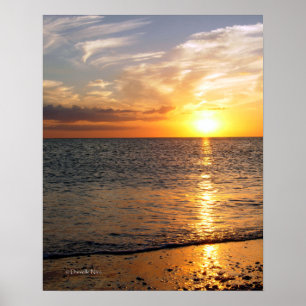 August Sunset Poster
