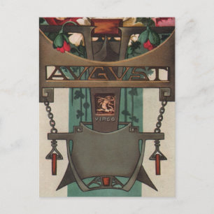 August - Virgo Postcard