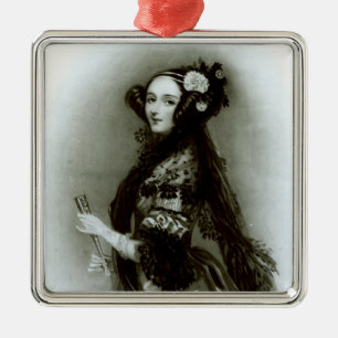 Augusta Ada Byron  Countess of Lovelace Metal Tree Decoration