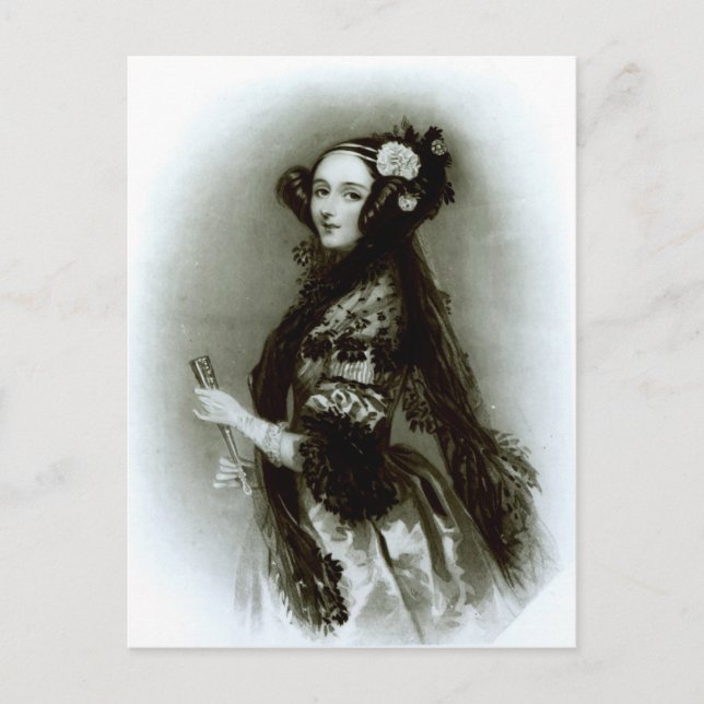 Augusta Ada Byron  Countess of Lovelace Postcard (Front)