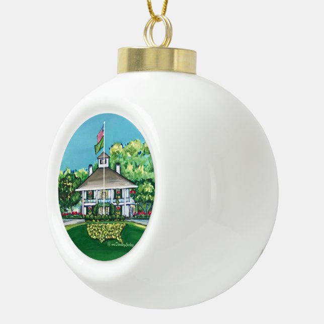 Augusta Clubhouse Ornament (Right)