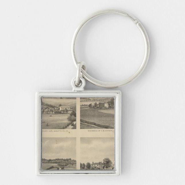 Augusta County residences Key Ring (Front)