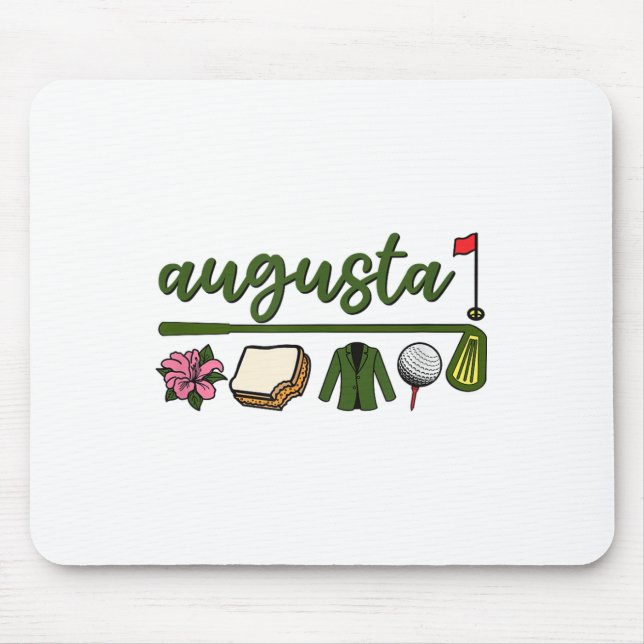 Augusta Georgia, Azalea, Golf, Pimento Cheese, Jac Mouse Pad (Front)