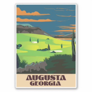 Augusta Georgia Golf poster