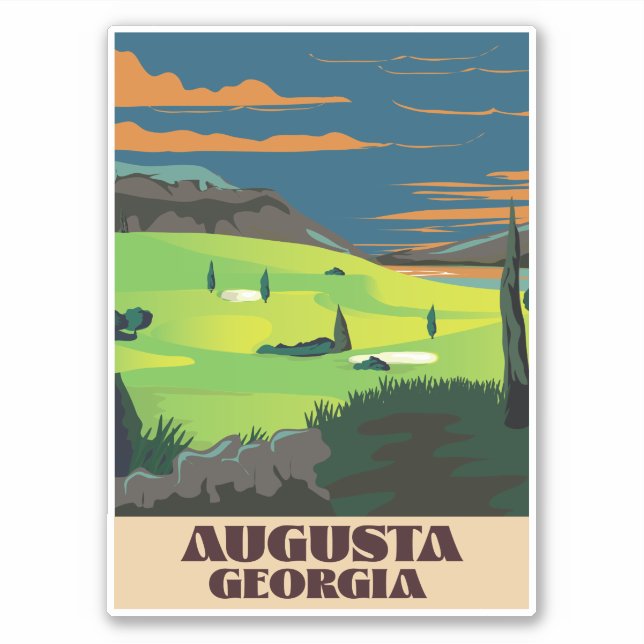 Augusta Georgia Golf poster (Front)
