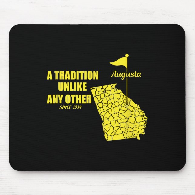 Augusta Georgia Golfing Shirt Golf In April  Mouse Pad (Front)