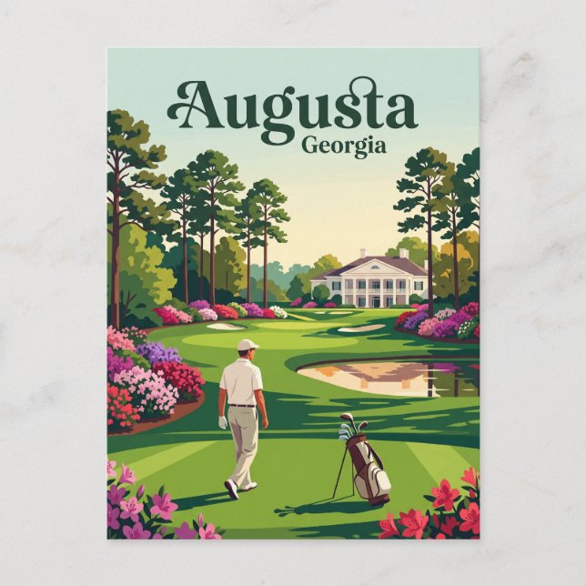 Augusta, Georgia, USA Postcard (Front)