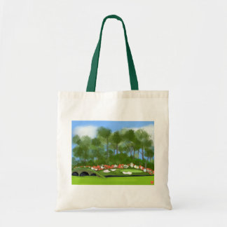 Augusta Golf 12th Hole Tote Bag