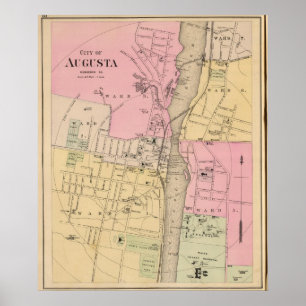Augusta, Kennebec County Poster
