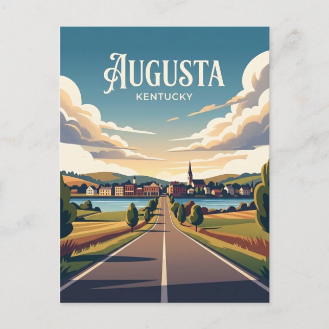 Augusta Kentucky Postcard (Front)